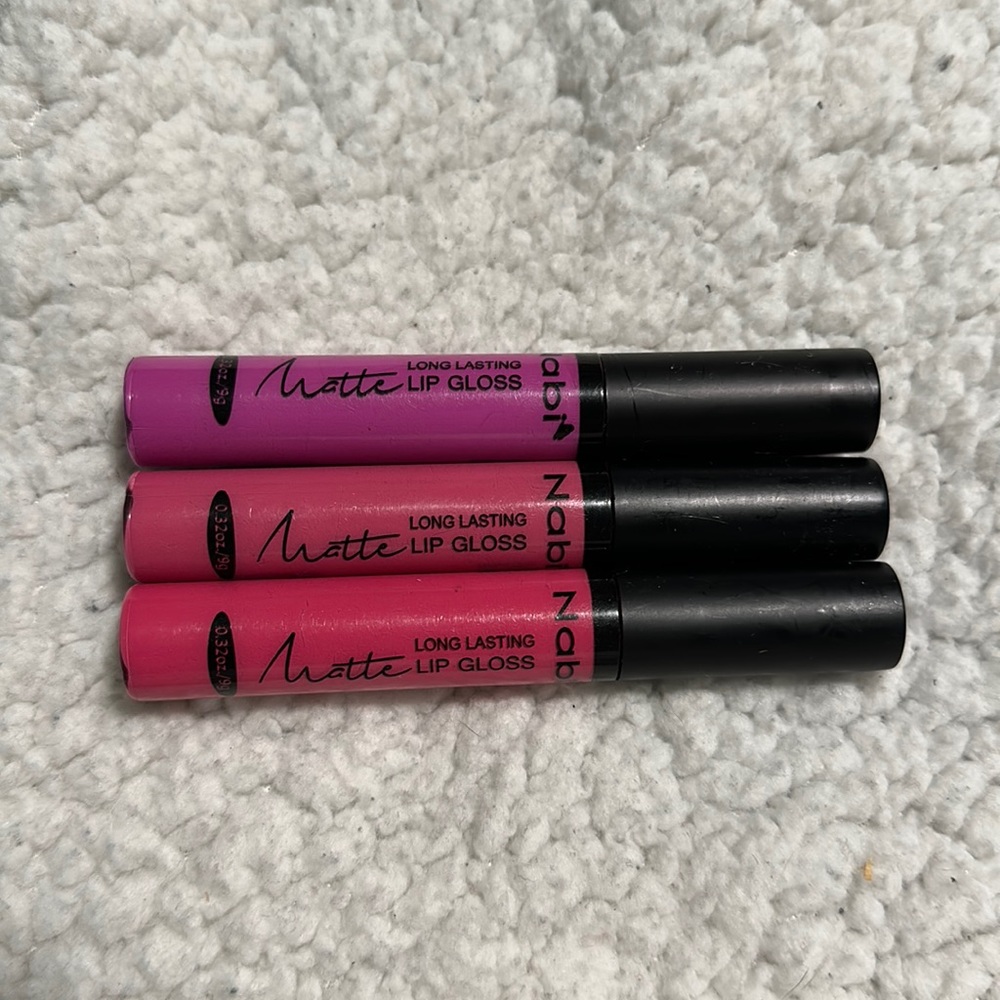 Nabi - Matte Long Lasting Lip Gloss (Set of 3)